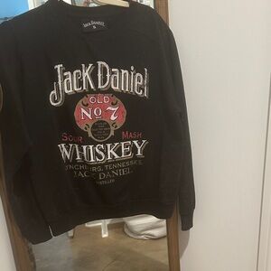 Jack Daniels Black Crewneck Sweater small
